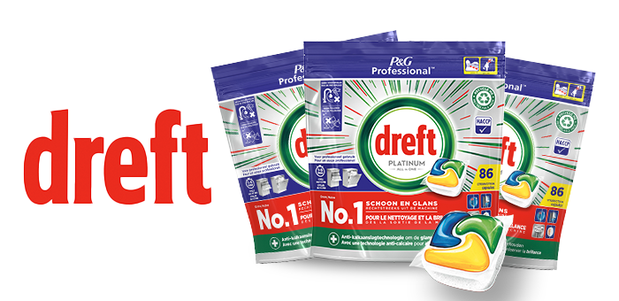 Jouw Dreft Platinum Professional box voor maar €58,49 ipv € 116,97! Een korting van 50%!