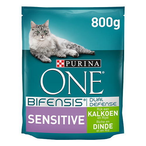 Purina One 800g Bifensis Sterilcat rijk aan kalkoen en rijst