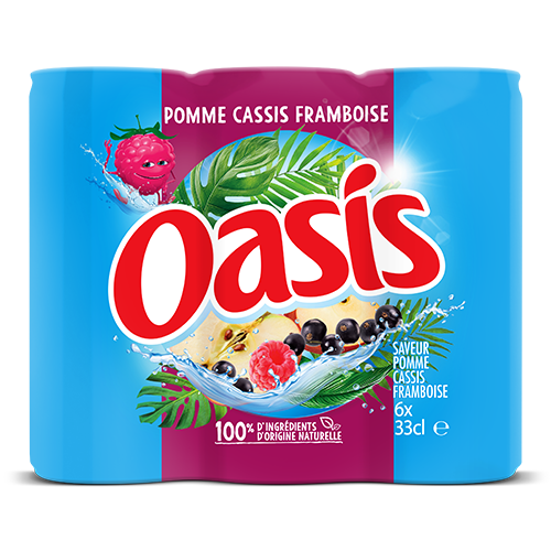 Oasis Pomme Cassis Framboise 33cl