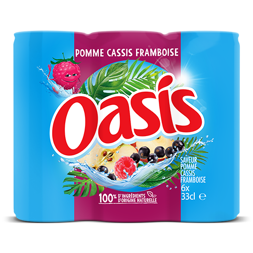 Oasis Appel Cassis Framboos 33cl