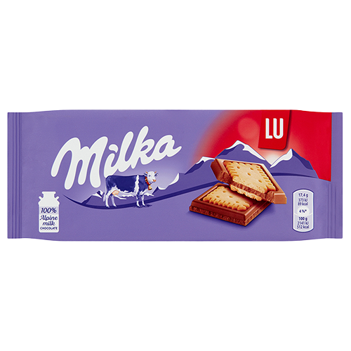 Milka Tablet met LU koekjes 100 gram