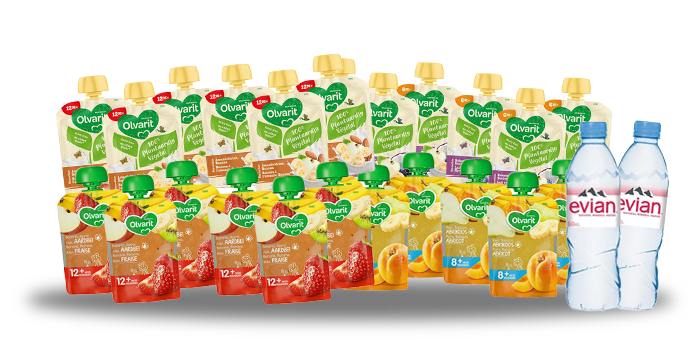 Jouw Olvarit knijpzakjes box voor €39,99 i.p.v. €54,30