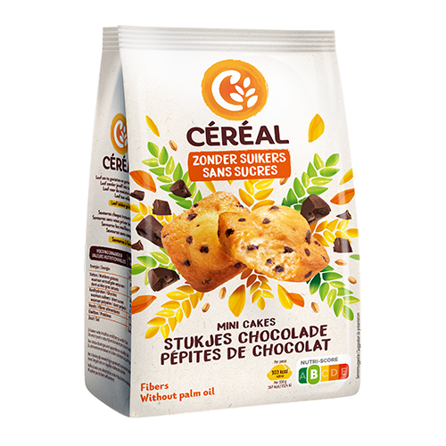 Céréal Mini cakes met chocolade stukjes