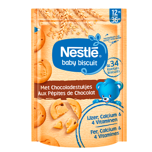 NESTLE BISCUIT Chocolade stukjes 150g