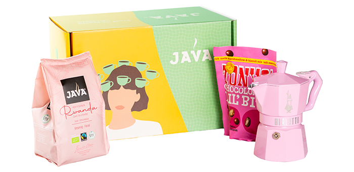 Ontdek de Java Pink box voor maar 49,56 €  i.p.v. 55,07€