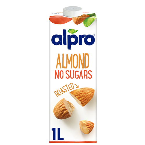 Alpro amandeldrink geroosterd zonder suiker 1l