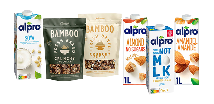 Geniet nu van de Alpro x Bamboo Healthy Breakfast Box voor €30,99 i.p.v. €36,89
