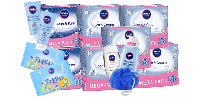 Jouw Nivea Baby Verzorgingsbox voor €59,99 ipv €78,77