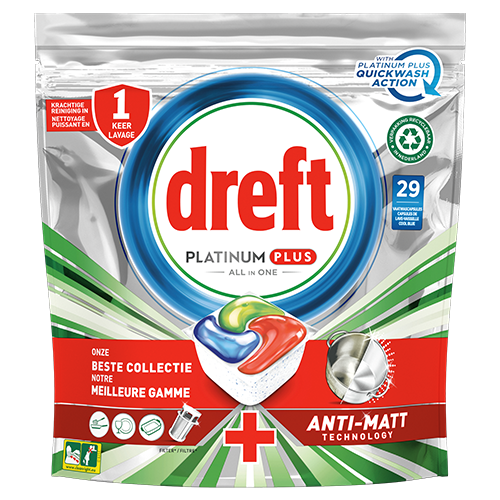 Dreft Platinum plus vaatwascapsules