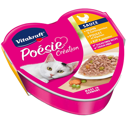 Poésie Création kip met groenten