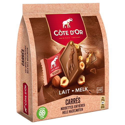 Côte d'Or Mini carré - melk hele noot