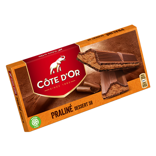 Côte d'Or chocoladereep - Praliné Dessert 58