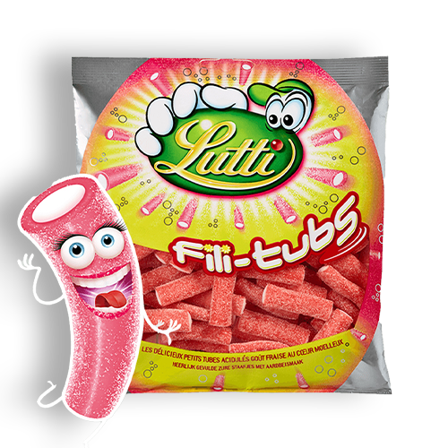 Lutti Fili-tubs fraise