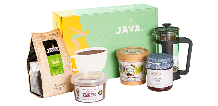 Ontdek de Java Breakfast box voor maar 45,47€ i.p.v. 50,52€