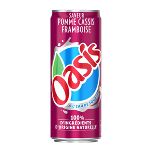 Oasis cassis framboos 33cl