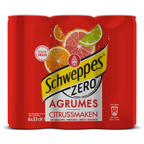 Schweppes Agrumes Zero