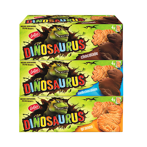 Lotus Dinosaur Original mix : céréales, lait & noir - 625g