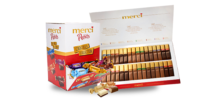 Jouw merci chocolade assortiment voor €42,5 i.p.v. €55,89