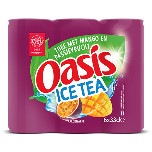 Oasis ice tea mango passion