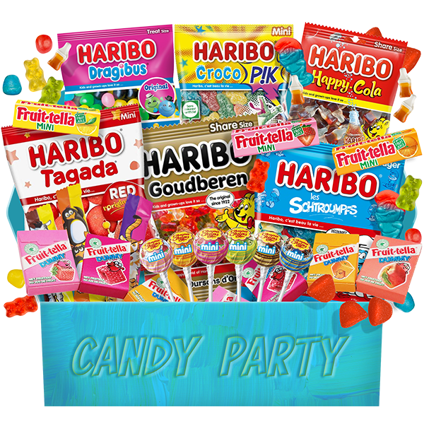 Ontdek de party candy box  voor maar €37,99 i.p.v. €59,99